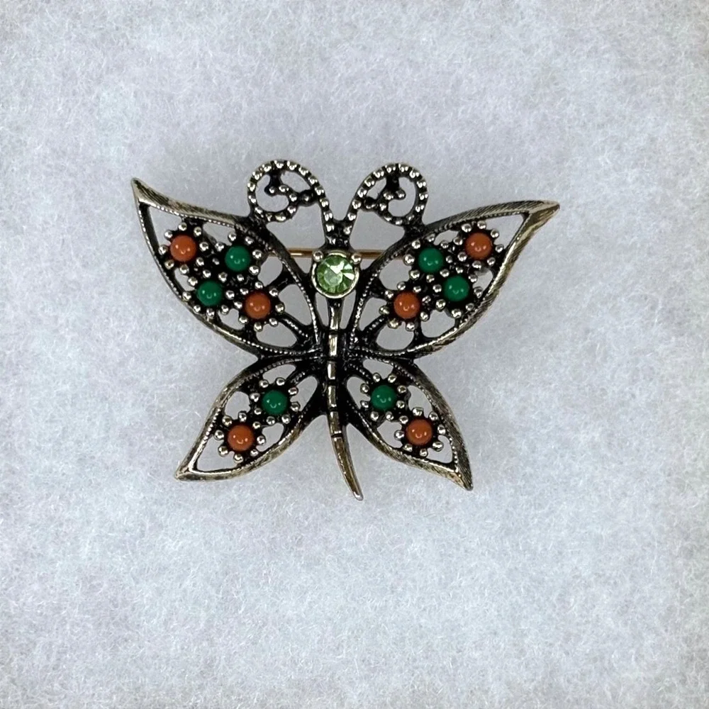 Sarah Coventry Vintage Wings of Fashion Butterfly Brooch